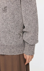 Sweater / JNBY Butterfly-embellished Mid-length Cardigan