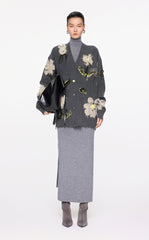 Sweater / JNBY Floral Pattern V-neck Cardigan