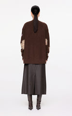 Sweater / JNBY Floral Pattern V-neck Cardigan