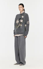 Sweater / JNBY Floral-pattern Oversize Jumper