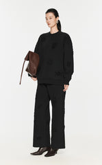 Sweatershirt / JNBY Oversize Butterfly-embellished Sweatershirt