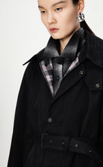 Coat / JNBY Oversize Cotton Belted Trench Coat