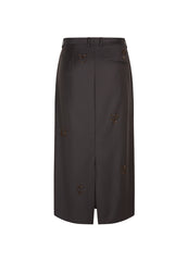 Skirt / JNBY Butterfly Pattern Straight Long Skirt