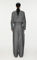 Shirt / JNBY Cotton-Blend Eco-Friendly Long-Sleeved Shirt