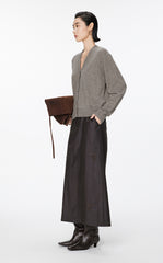 Sweater / JNBY Loose-Fit Wool-yak hair Short Cardigan