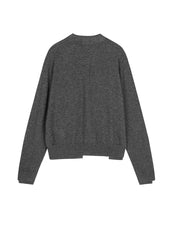 Sweater / JNBY Loose-Fit Wool-yak hair Short Cardigan