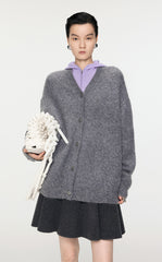 Sweater / JNBY Oversize Alpaca-Mohair Cardigan