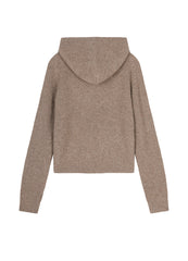 Sweater / JNBY Yak Velvet Hooded Cardigan