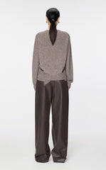 Sweater / JNBY Asymmetrical Wool & Yak Sweater