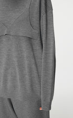 Sweater / JNBY Relaxed Round-Neck Wool Jumper