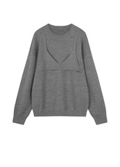 Sweater / JNBY Relaxed Round-Neck Wool Jumper