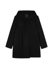 Coat / JNBY H-Shape Wool-Blend Hooded Coat