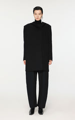 Coat / JNBY H-Shape Wool-Blend Hooded Coat