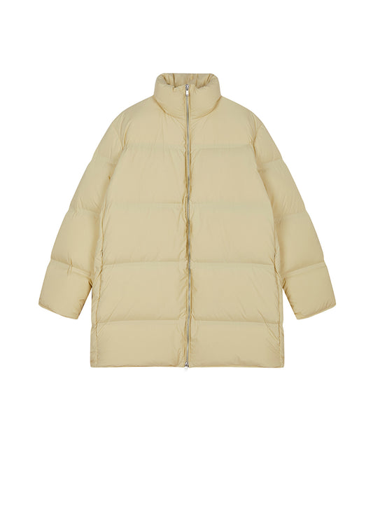 Coat / JNBY Mid-Length Seamless Duck Down Coat