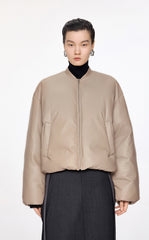 Downcoat / JNBY H-Shape Baseball-Collar Down Coat