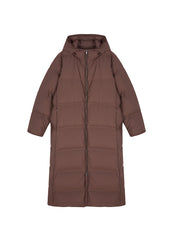 Coat / JNBY Luxe Ultra-Long Seamless Goose Down Coat