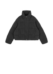 Coat / JNBY Cashmere-Blend Oversized Short Down Puffer