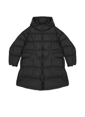 Downcoat / JNBY Irregular Mid-Length Hooded Down Coat