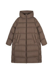 Downcoat / (Extreme Cold Weather)JNBY Relaxed Hooded Goose Down Coat
