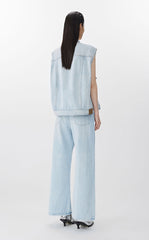 Vest / JNBY Chinese Knot Oversized Denim Vest