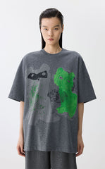 T-shirt / JNBY Oversized Graphic Cotton T-Shirt