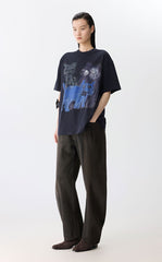 T-shirt / JNBY Oversized Graphic Cotton T-Shirt
