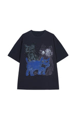 T-shirt / JNBY Oversized Graphic Cotton T-Shirt