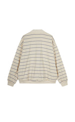 T-shirt / JNBY Striped Cotton Long-Sleeve Polo
