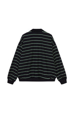 T-shirt / JNBY Striped Cotton Long-Sleeve Polo