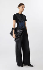 T-shirt / JNBY Playful Cat Graphic Cotton T-Shirt