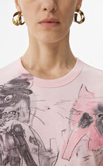 T-shirt / JNBY Playful Cat Graphic Cotton T-Shirt