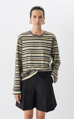 T-shirt / JNBY Double-Layer Printed Mesh T-Shirt