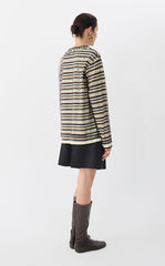 T-shirt / JNBY Double-Layer Printed Mesh T-Shirt