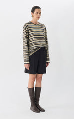 T-shirt / JNBY Double-Layer Printed Mesh T-Shirt