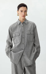 Shirt / JNBY Oversized Blended Shirt