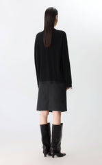 Sweater / JNBY Layered Loose Long Cardigan