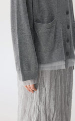 Sweater / JNBY Layered Loose Long Cardigan