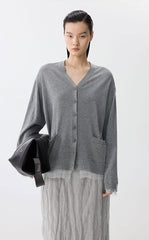 Sweater / JNBY Layered Loose Long Cardigan