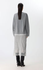Sweater / JNBY Layered Loose Long Cardigan