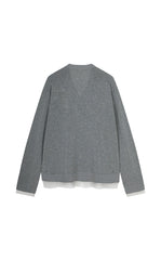 Sweater / JNBY Layered Loose Long Cardigan