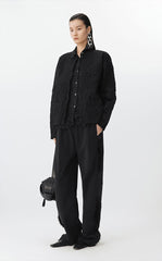 Sweater / JNBY Textured Crease Knit Cardigan