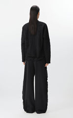 Sweater / JNBY Textured Crease Knit Cardigan