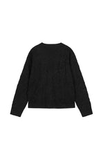 Sweater / JNBY Textured Crease Knit Cardigan
