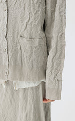Sweater / JNBY Textured Crease Knit Cardigan