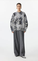 Sweater / JNBY Oversized Floral Knit Sweater