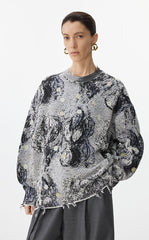 Sweater / JNBY Oversized Floral Knit Sweater