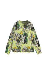 Sweater / JNBY Oversized Floral Knit Sweater
