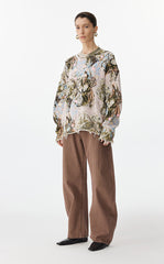Sweater / JNBY Oversized Floral Knit Sweater