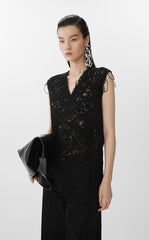 Sweater / JNBY Soft Textured Knit Vest