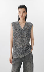 Sweater / JNBY Soft Textured Knit Vest